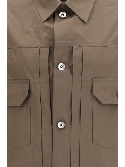 Cotton Typewriter Jacket Taupe