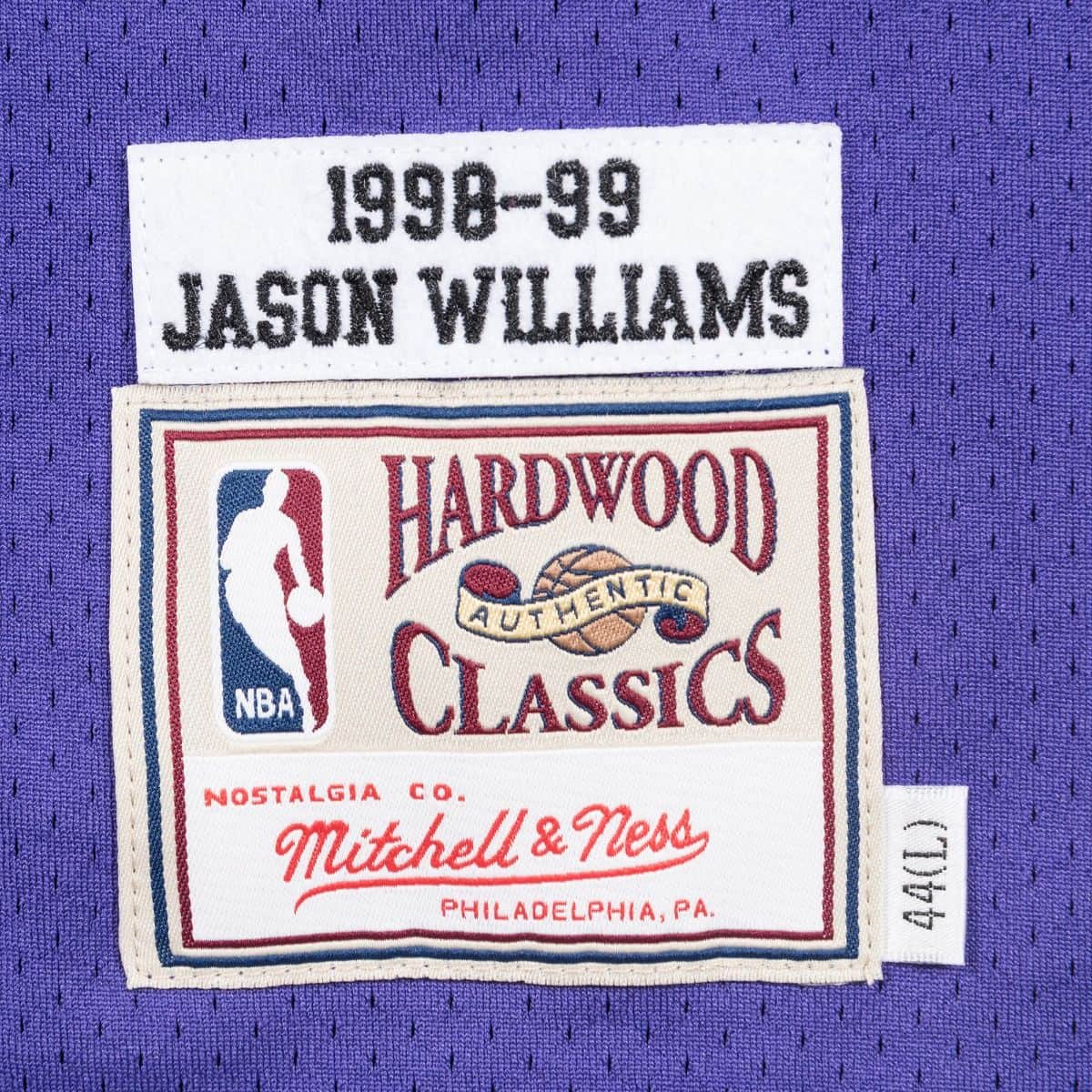 Mitchell & Ness Men's NBA Jason Williams 1998-99 Sacramento Kings Alternate Authentic Jersey