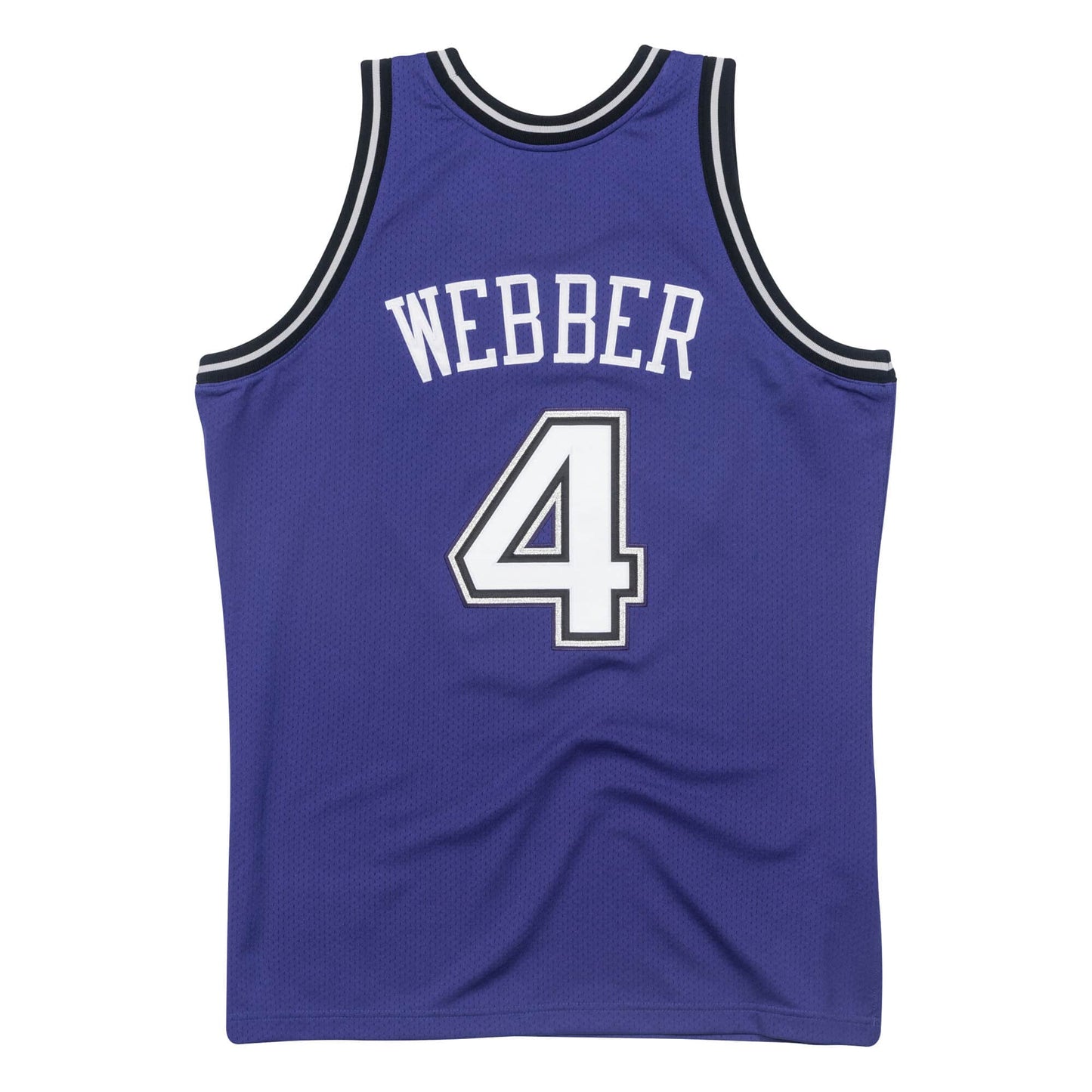 Men's Mitchell & Ness NBA Authentic Jersey Sacramento Kings Chris Webber #4