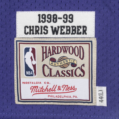 Mitchell & Ness Men's NBA Authentic Jersey Sacramento Kings Chris Webber #4 Jerseys