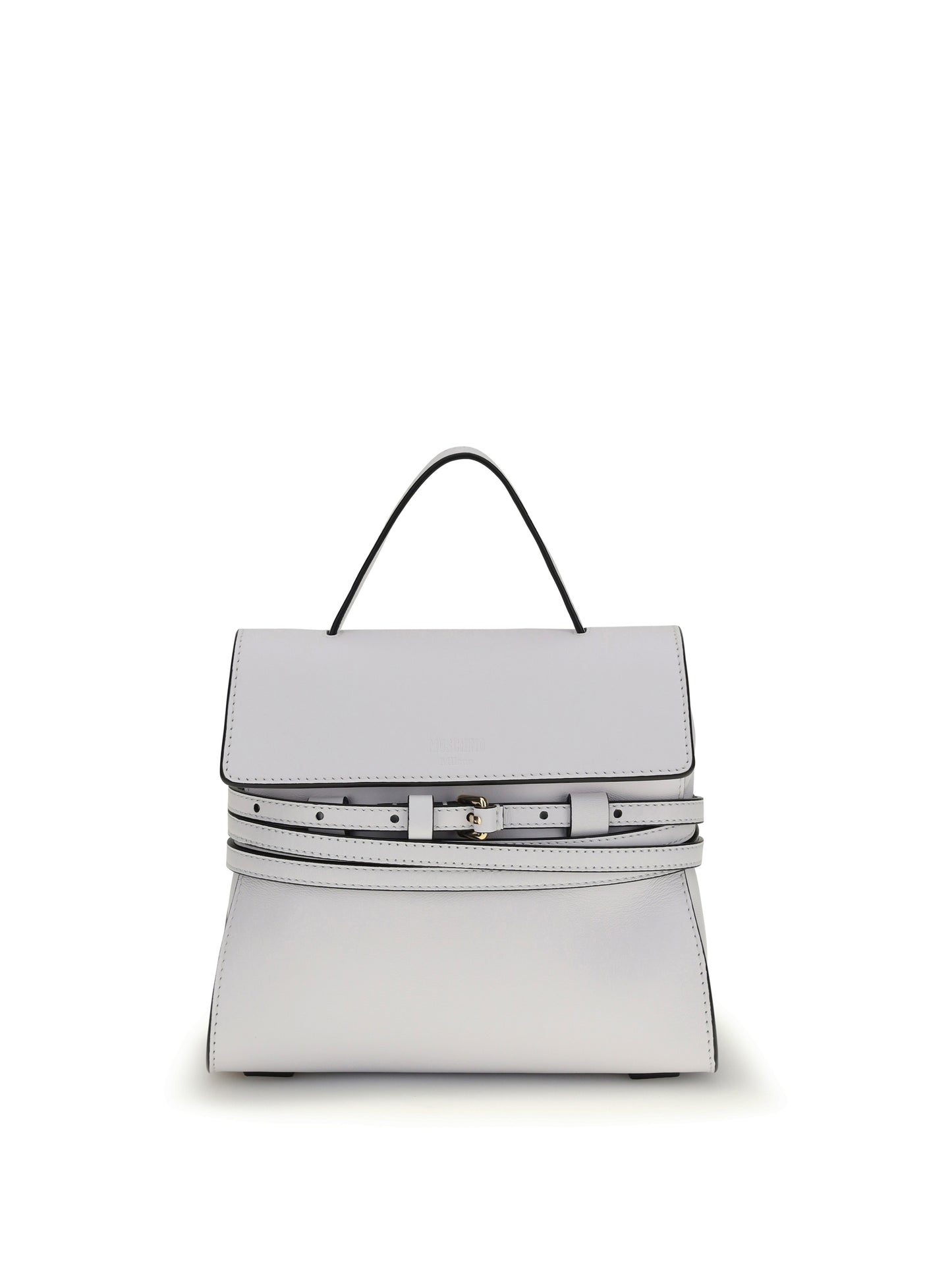 Handbag Tie Me White Leather