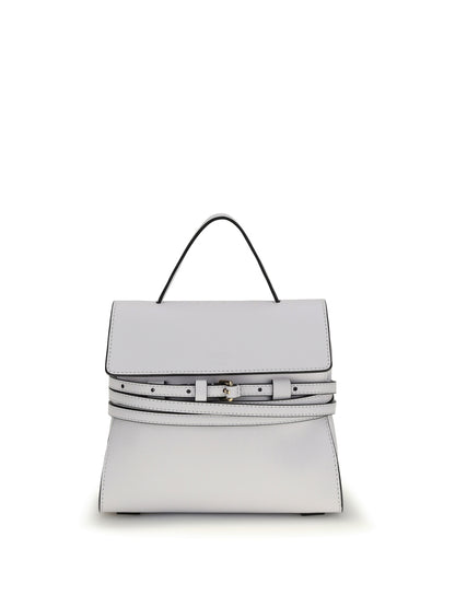 Handbag Tie Me White Leather