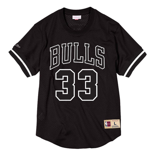 Mitchell & Ness Men's NBA Mesh Name & Number Crew Neck Scottie Pippen Bulls