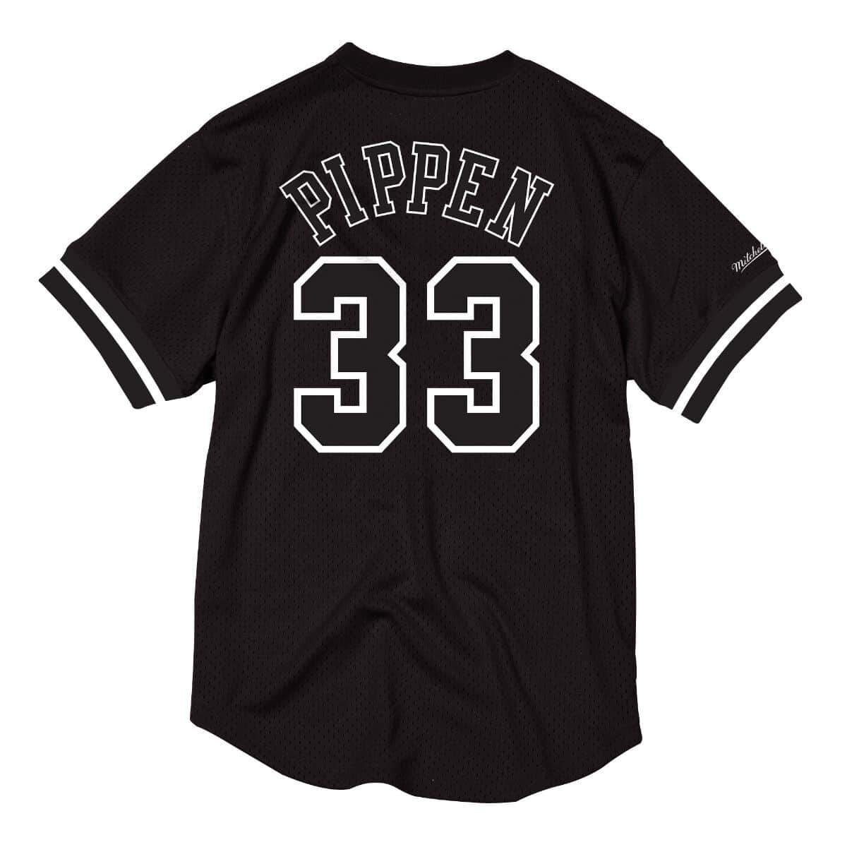 Mitchell & Ness Men's NBA Mesh Name & Number Crew Neck Scottie Pippen Bulls