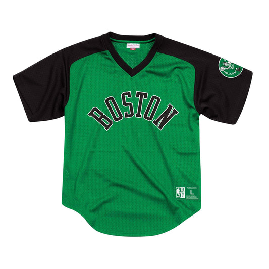 Mitchell & Ness Men's NBA Final Seconds Mesh V-Neck Celtics
