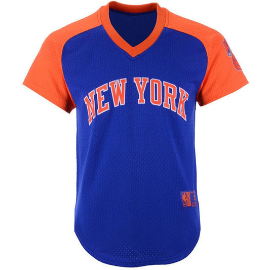 Mitchell & Ness Men's NBA Final Seconds Mesh V-Neck Knicks