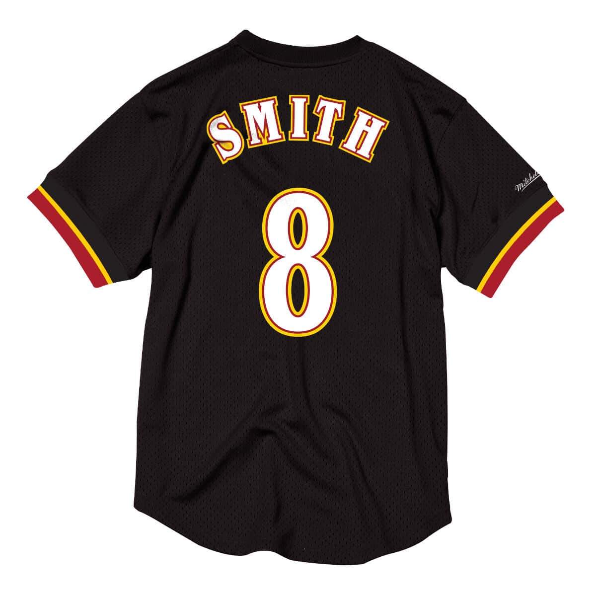Mitchell & Ness Men's NBA Mesh Name & Number Crew Neck Steve Smith Hawks