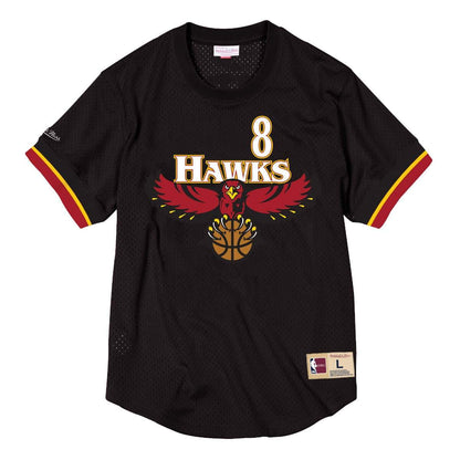 Mitchell & Ness Men's NBA Mesh Name & Number Crew Neck Steve Smith Hawks