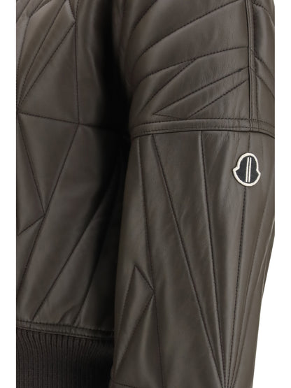 Leather Jacket Geocamo Dark Dust