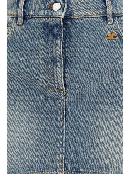 Skirt, Denim Circle