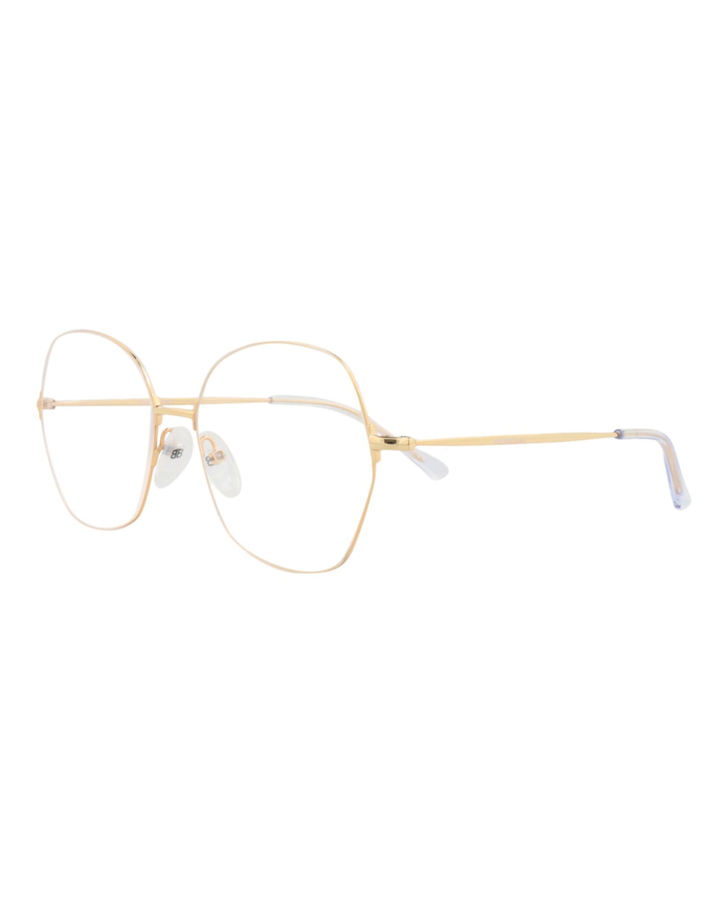 Balenciaga Round-Frame Metal Optical Frames