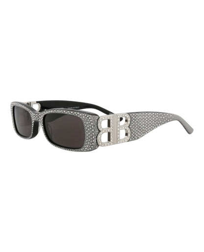 Balenciaga Square-Frame Recycled Acetate Sunglasses