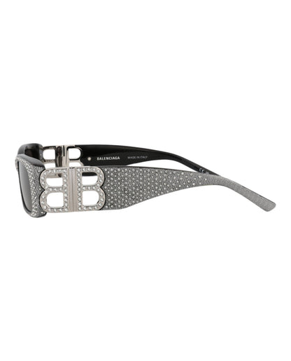 Balenciaga Square-Frame Recycled Acetate Sunglasses