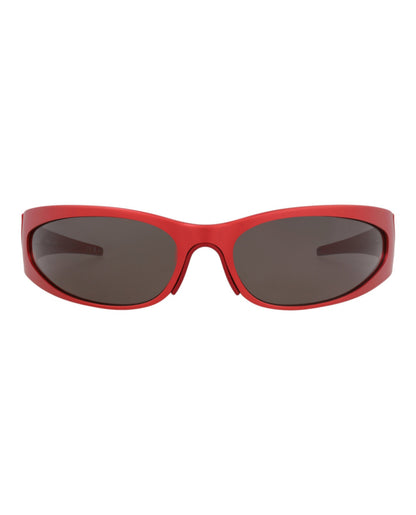 Balenciaga Shield-Frame Alluminium Sunglasses
