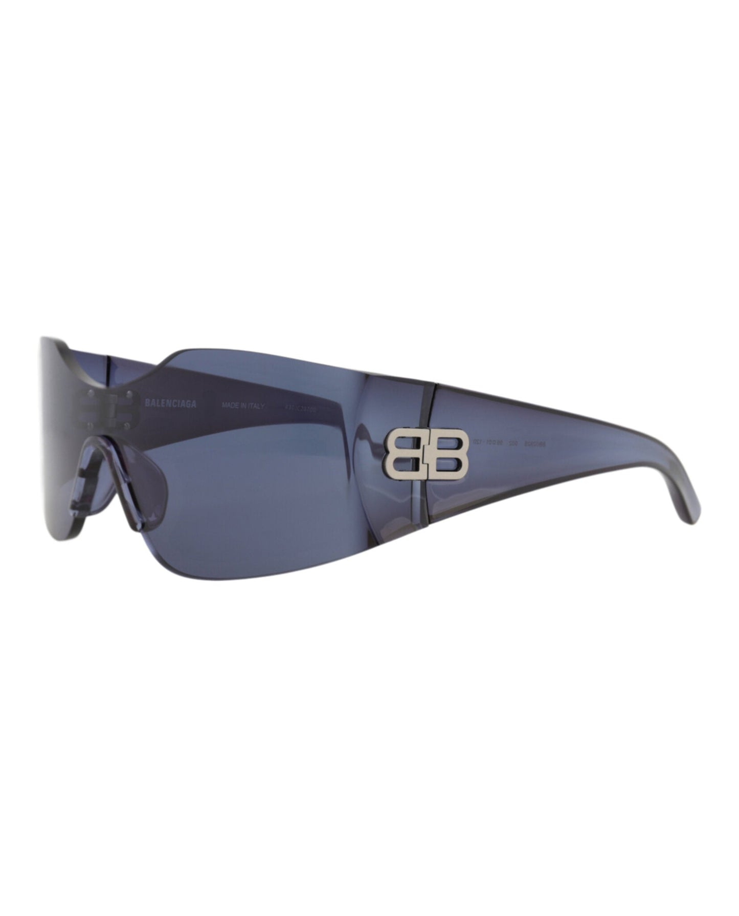 Balenciaga Shield-Frame Nylon Sunglasses