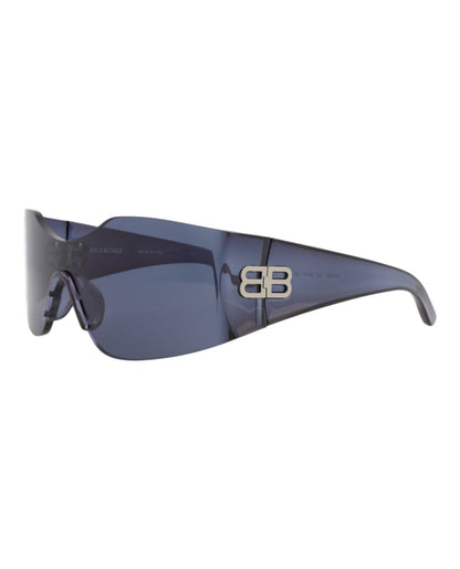 Balenciaga Shield-Frame Nylon Sunglasses