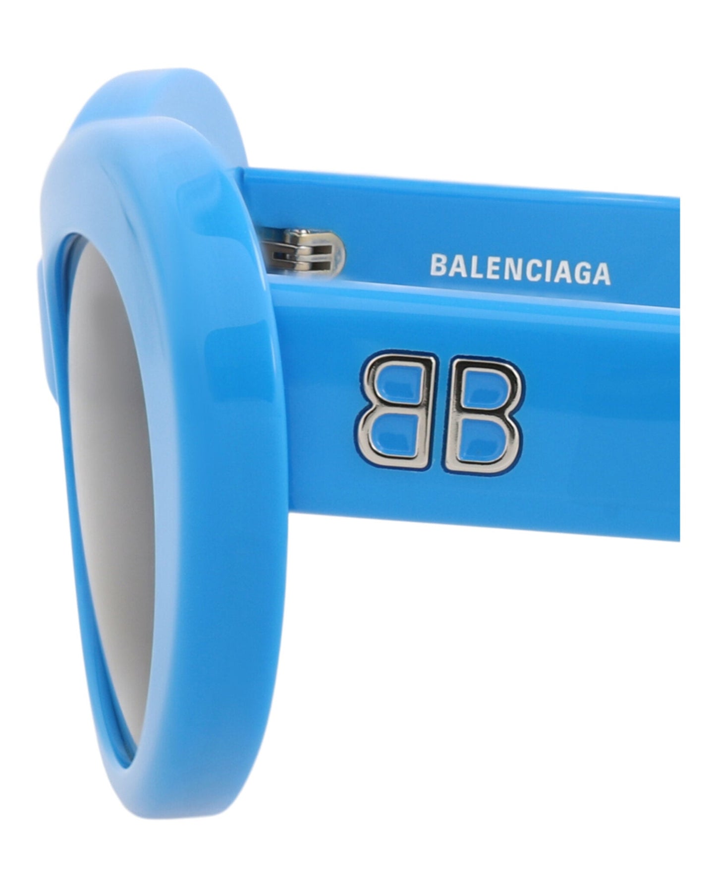 Balenciaga Round-Frame Recycled Acetate Sunglasses