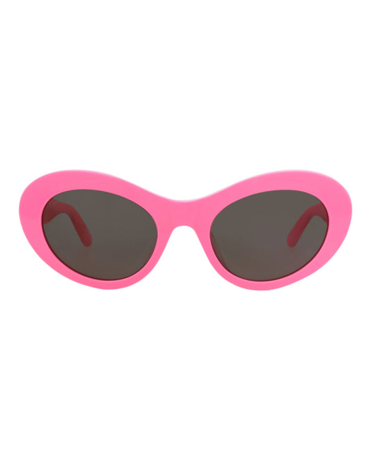 Balenciaga Round-Frame Recycled Acetate Sunglasses