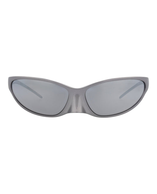 Balenciaga Shield-Frame Alluminium Sunglasses