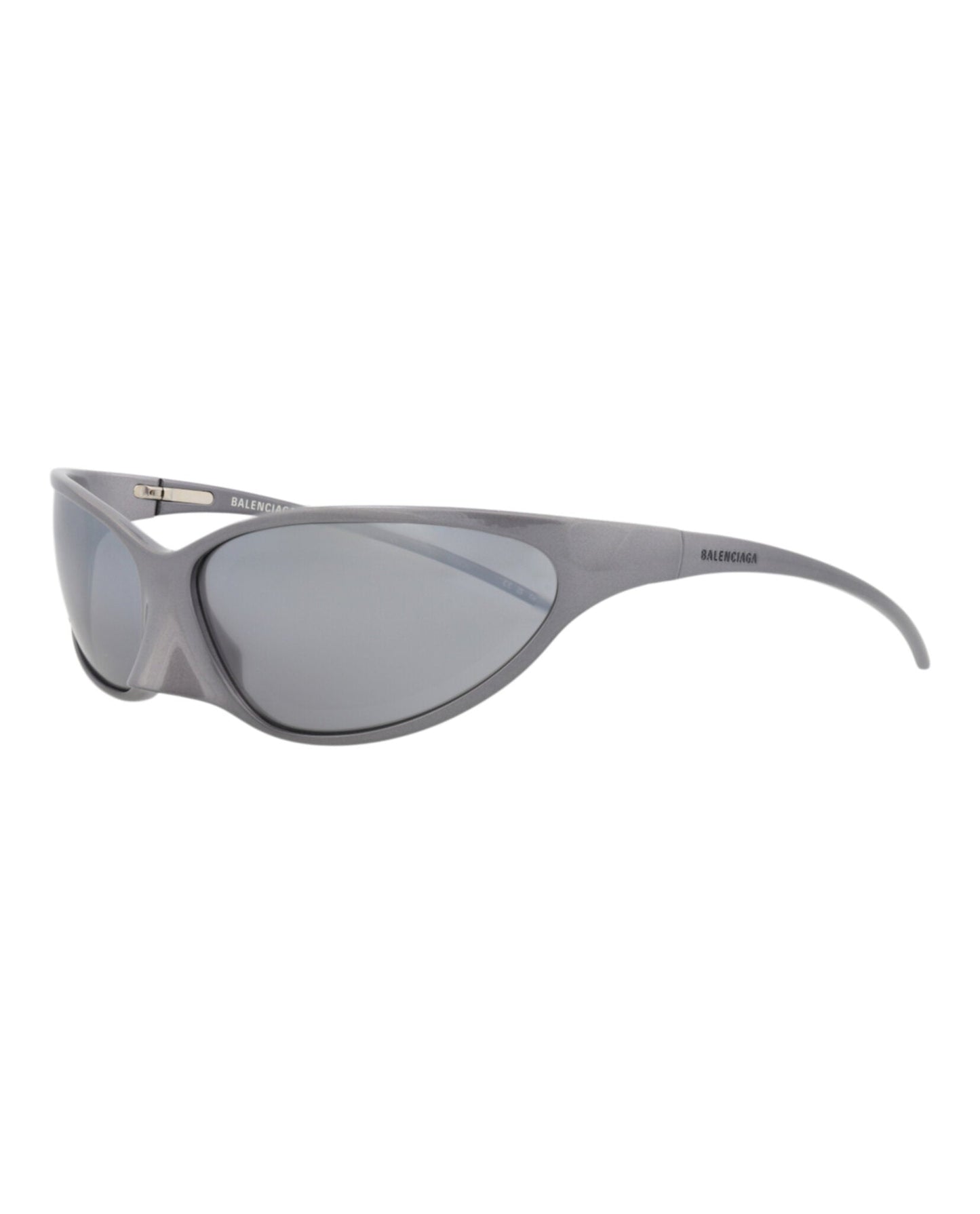 Balenciaga Shield-Frame Alluminium Sunglasses