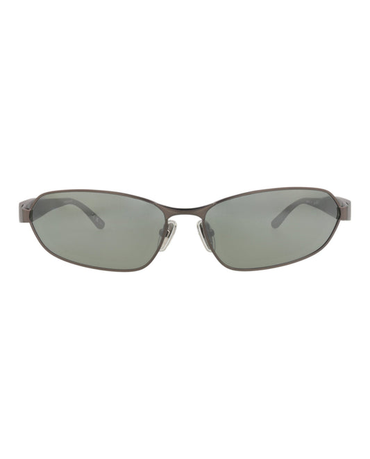 Balenciaga Square-Frame Metal Sunglasses