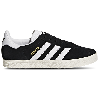 adidas Youth Originals Gazelle - Core Black/Cloud White/Gold Metallic