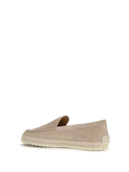 Loafers Suede Beige