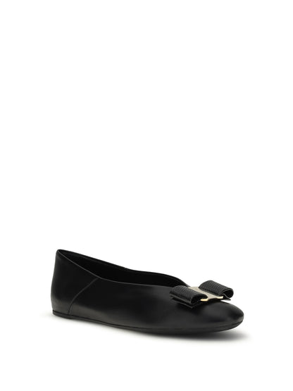 Ballerina Flats Vara Bow Black
