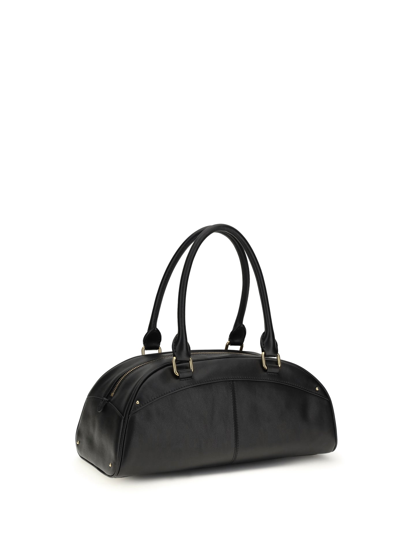 Bowling Handbag Calfskin Black