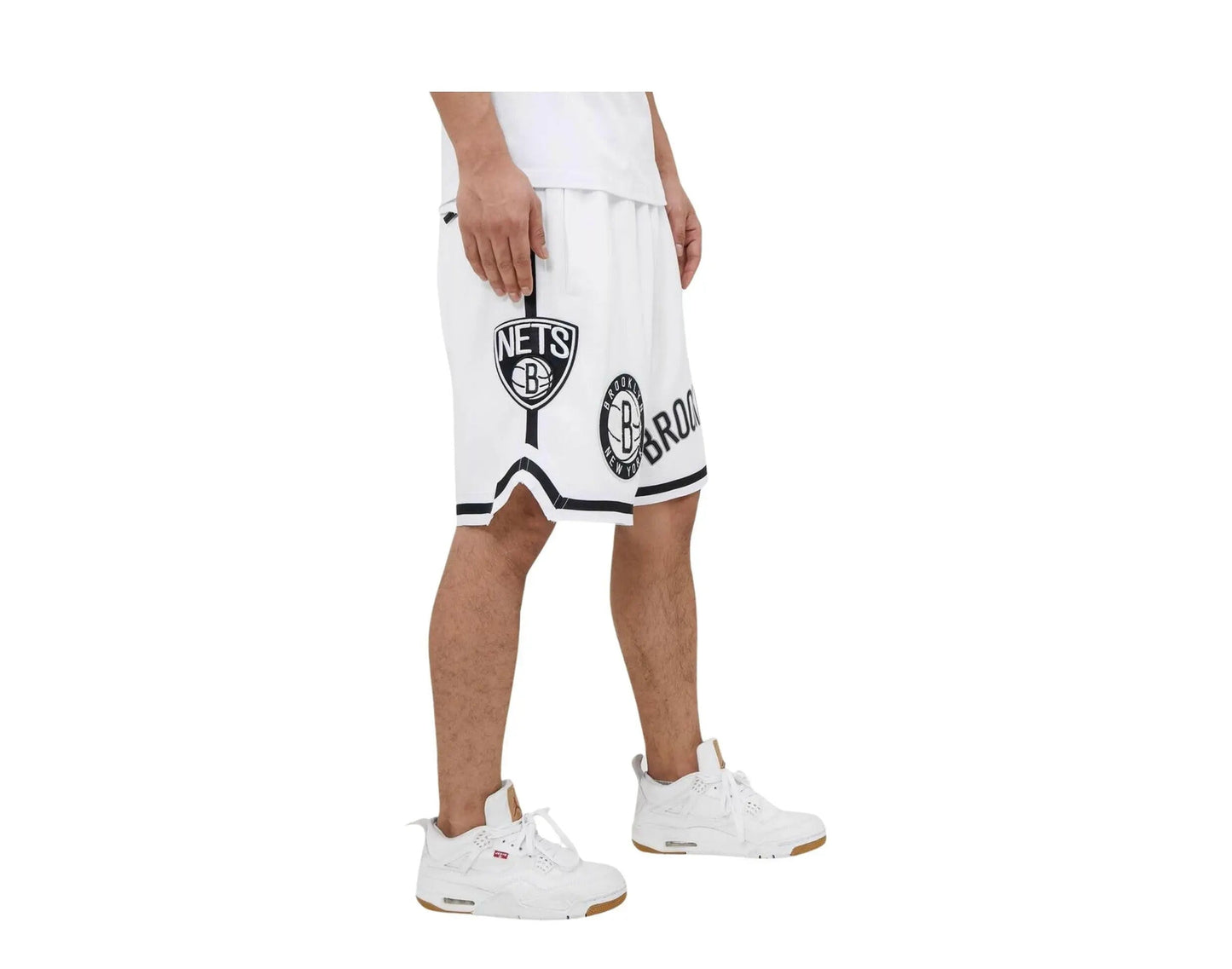 Pro Standard Brooklyn Nets Pro Team Men Shorts White