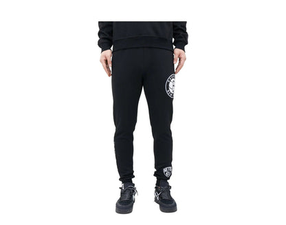 Pro Standard NBA Brooklyn Nets Logo Blended Men Jogger Pants Black