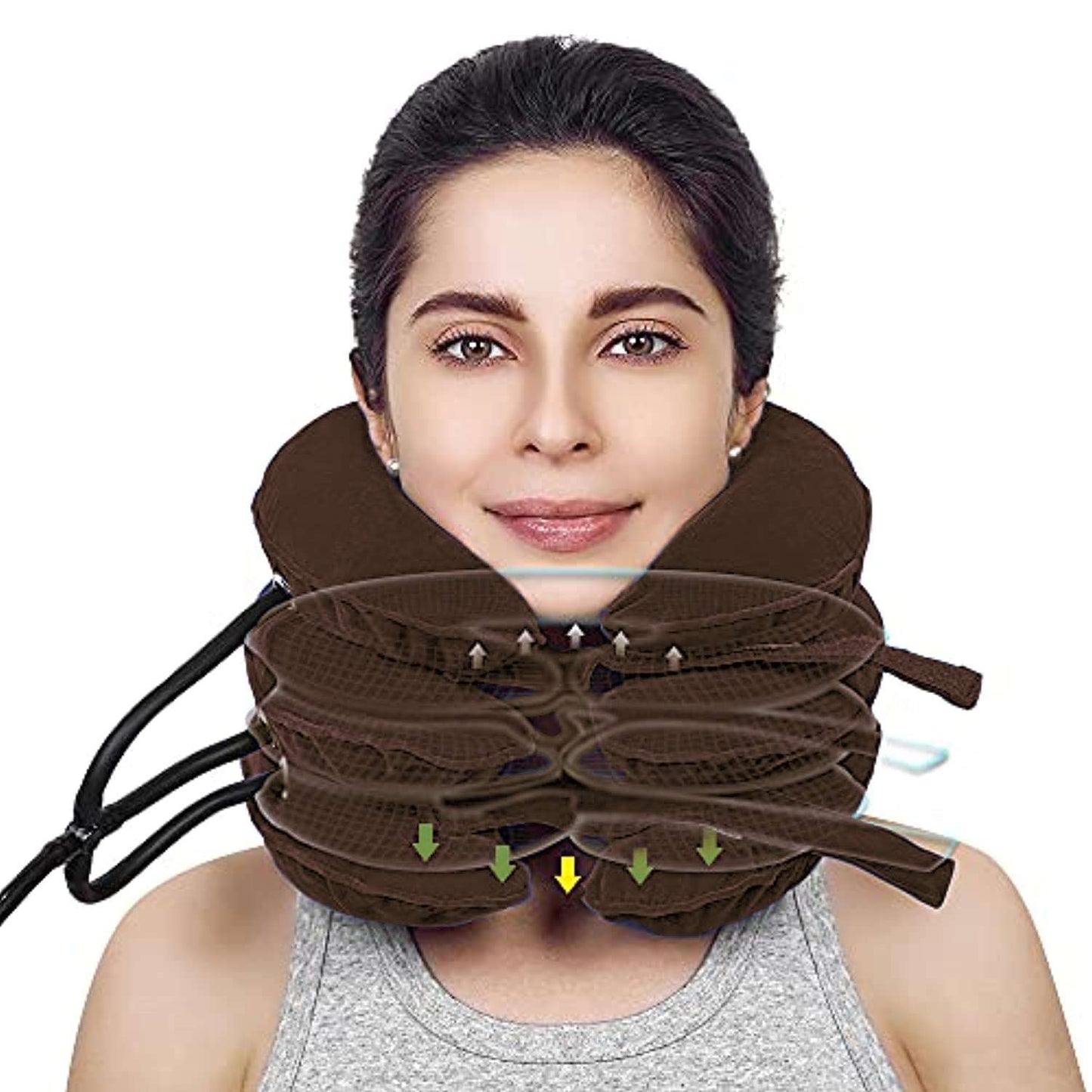 Cervical Traction Device Neck Support Pillow Adjustable Neck Stretcher