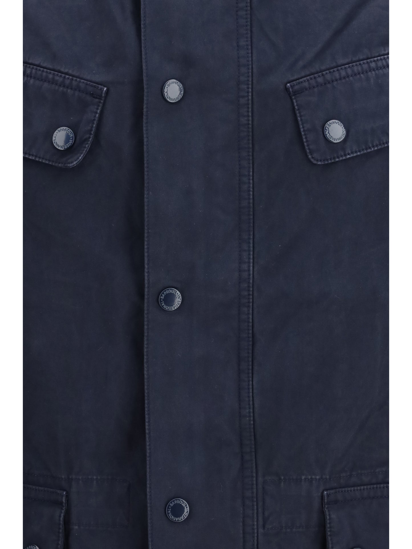 Casual Jacket Duke Navy Cotton