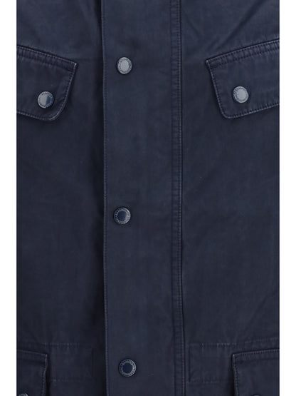 Casual Jacket Duke Navy Cotton