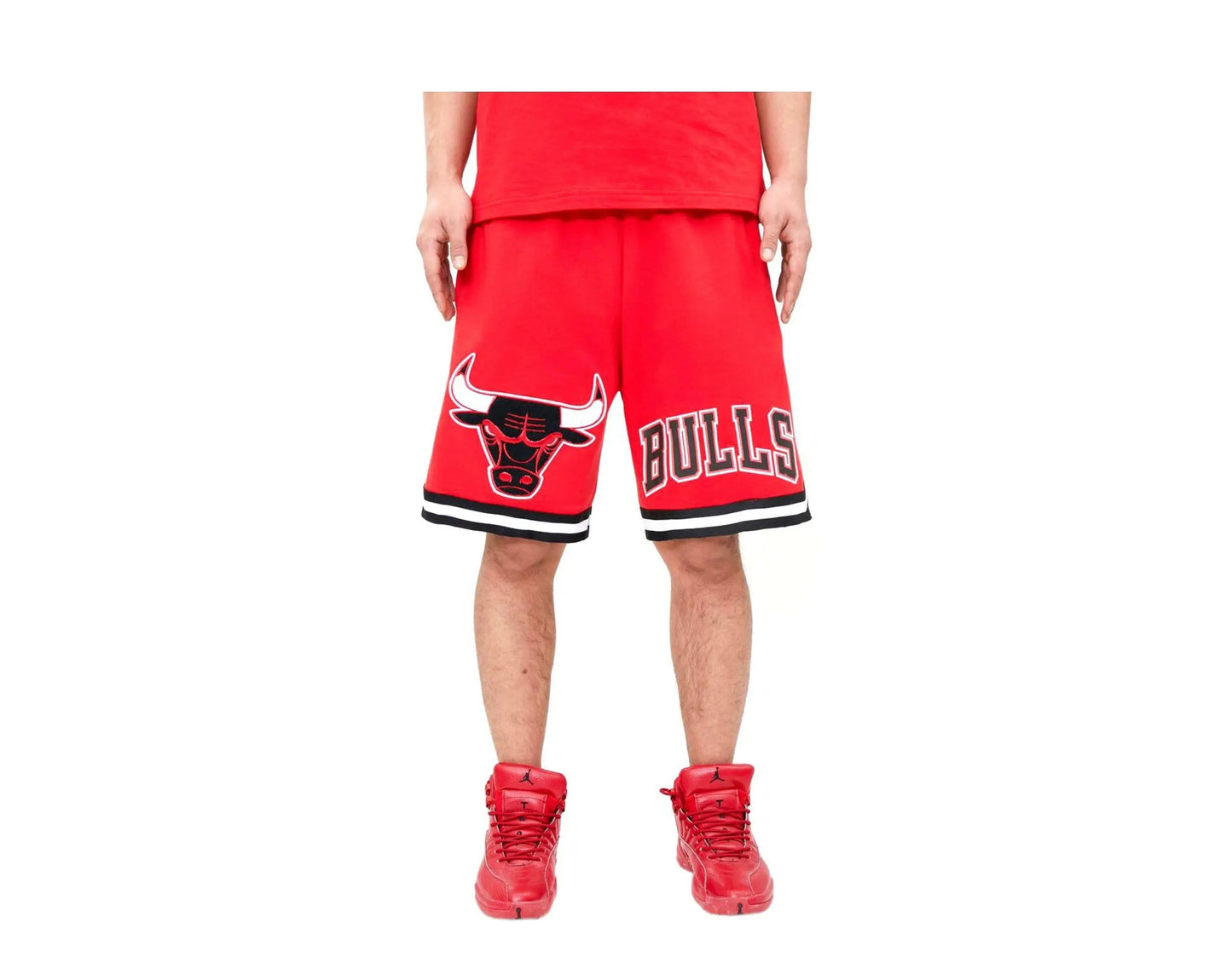Pro Standard Chicago Bulls Classic Chenille Men Shorts Red