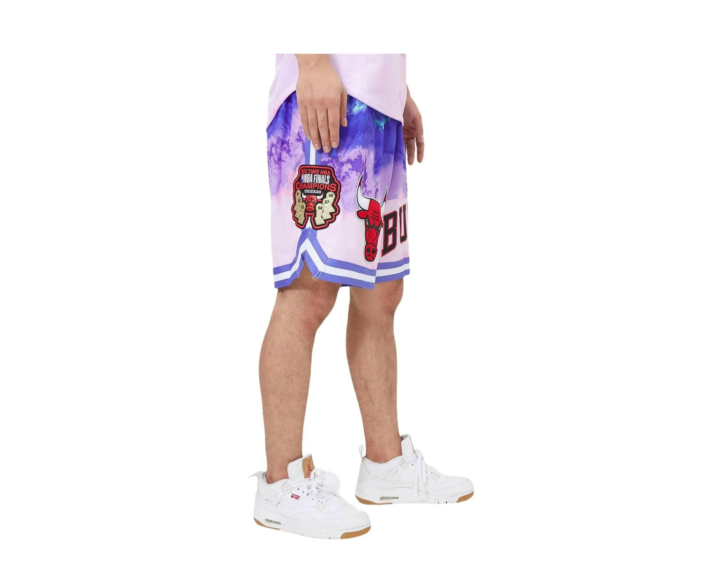 Pro Standard Chicago Bulls Pro Team Pink Dye Men Shorts Pink Dye