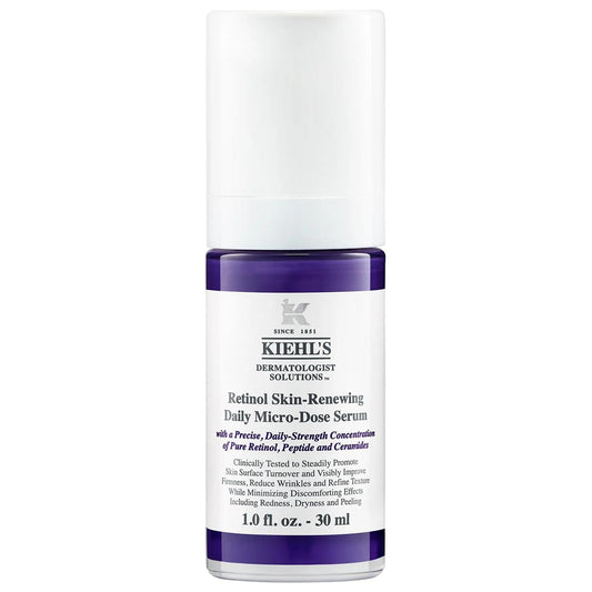 Kiehl's Micro-Dose Anti-Aging Retinol Serum: Reduce Wrinkles, Firm Skin & Improve Texture | Ceramide & Peptide Complex