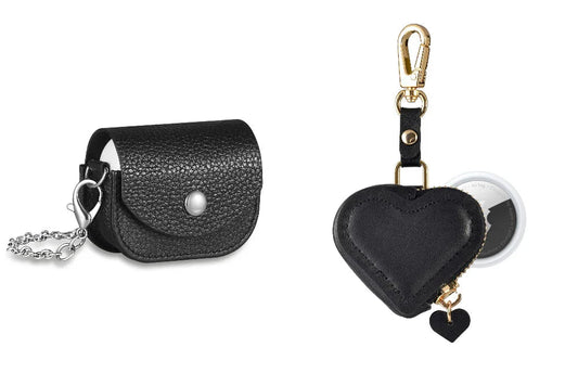 Leather Purse + Charm for AirTag and AirPods Pro Bundle