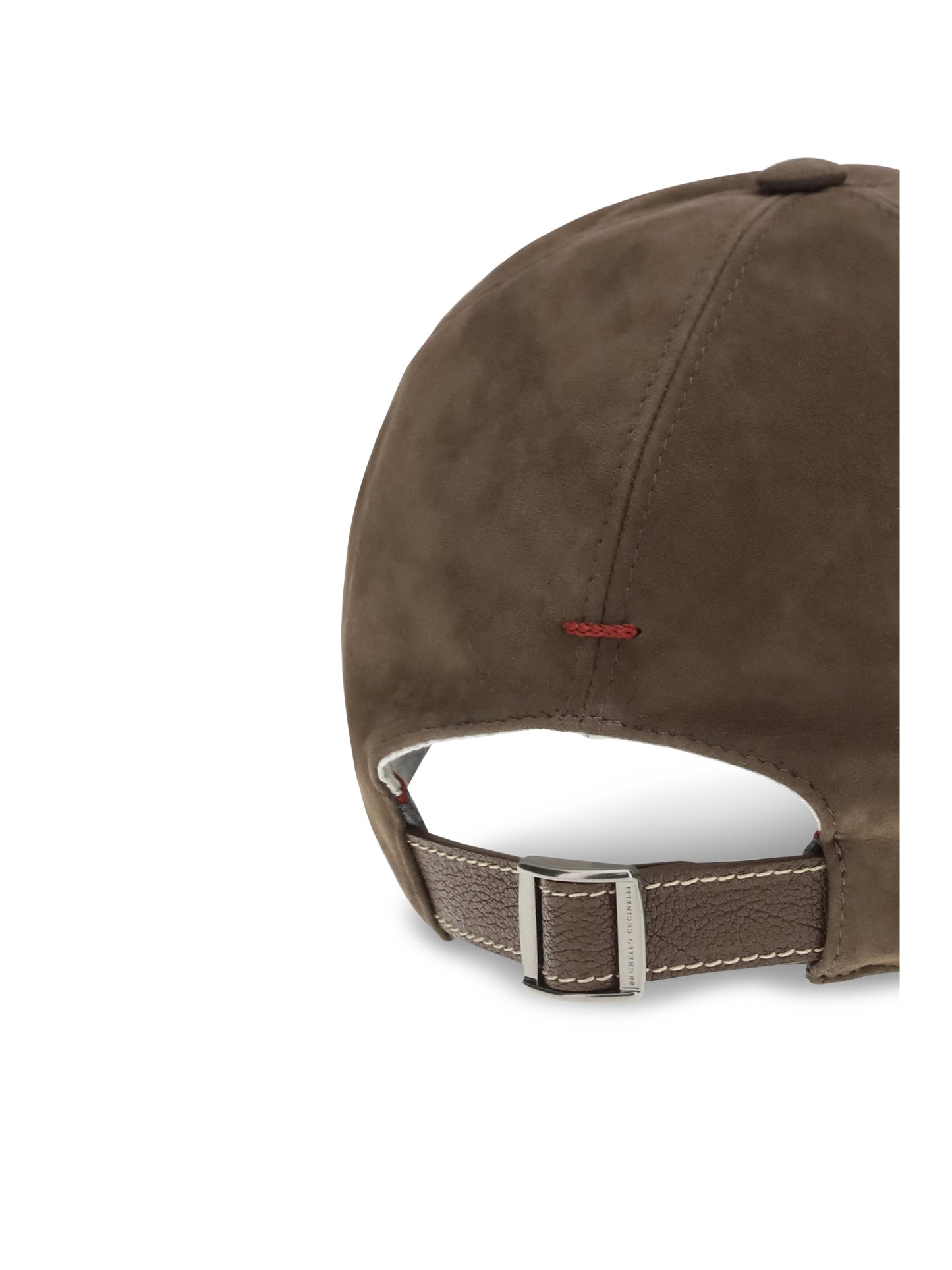 Baseball Cap Suede Espresso/Pearl