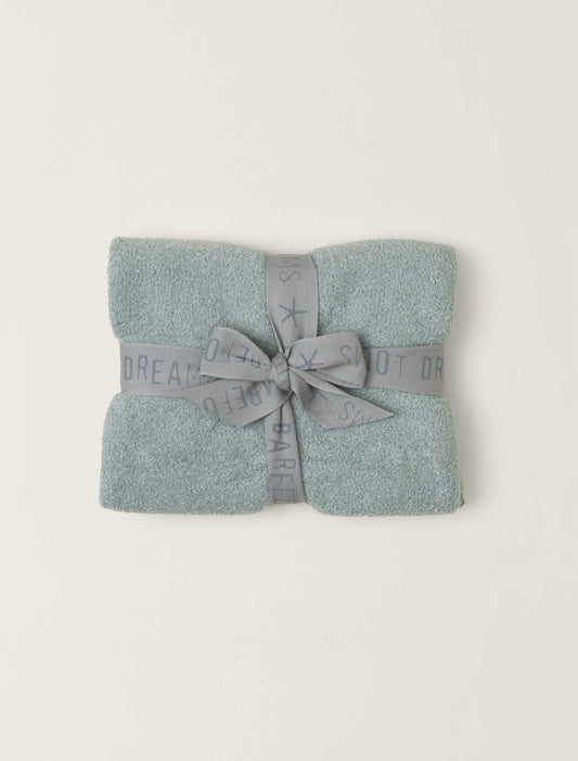 Barefoot Dreams CozyChic Lite Baby Receiving Blanket Beach Glass