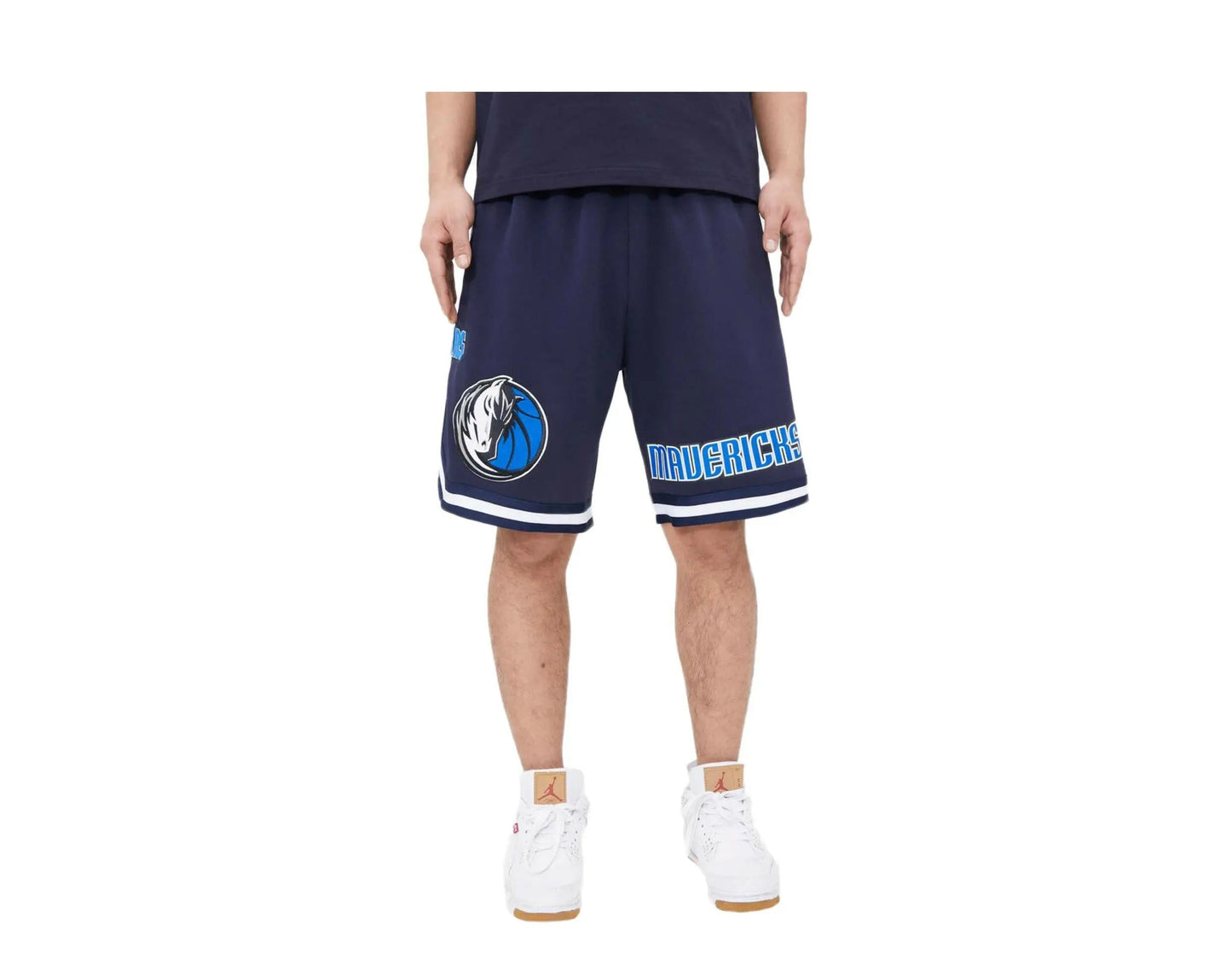 Pro Standard Dallas Mavericks Pro Team Men Jogger Shorts Midnight Navy