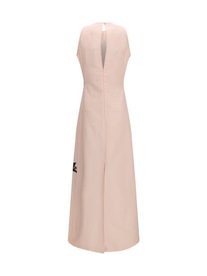 Long Dress Petunia Rose/Brown