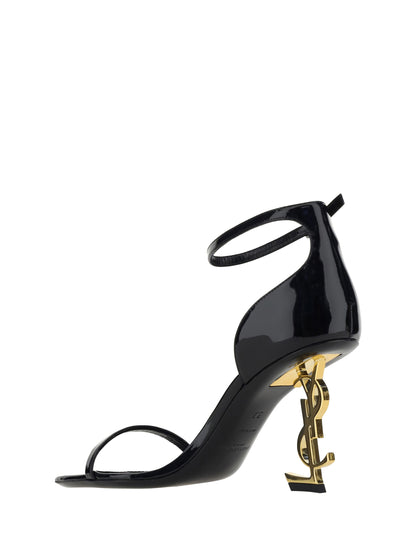 Sandals Opyum Black Calfskin