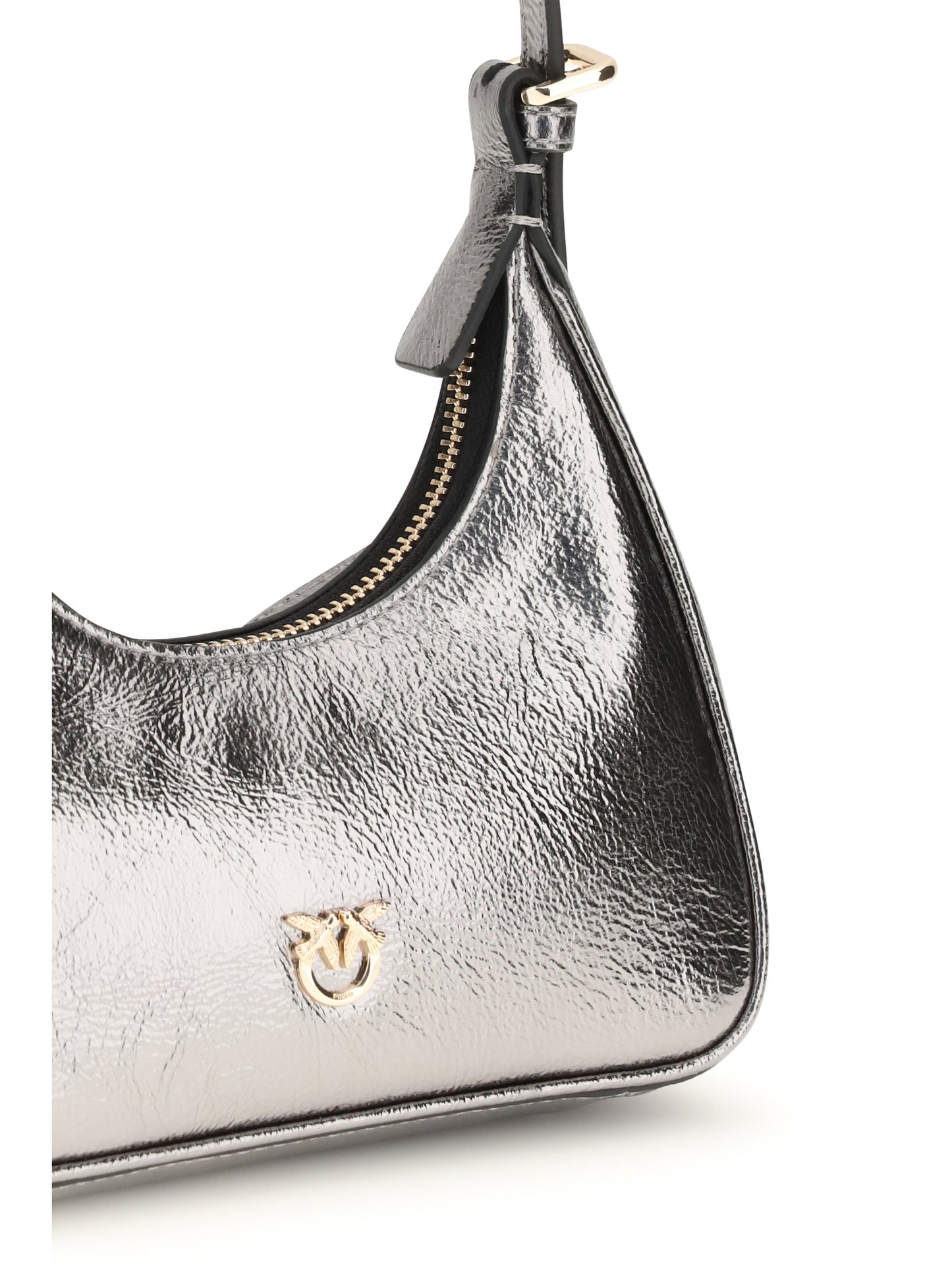 Shoulder Bag Baby Lambskin Anthracite/Gold