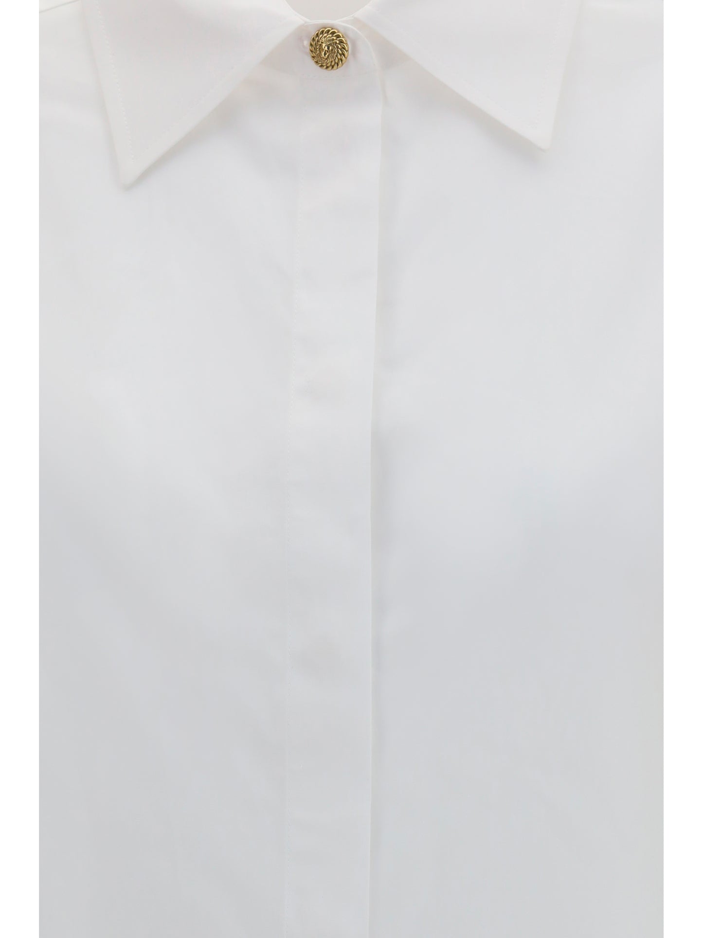 Shirt Cotton Poplin Optical White