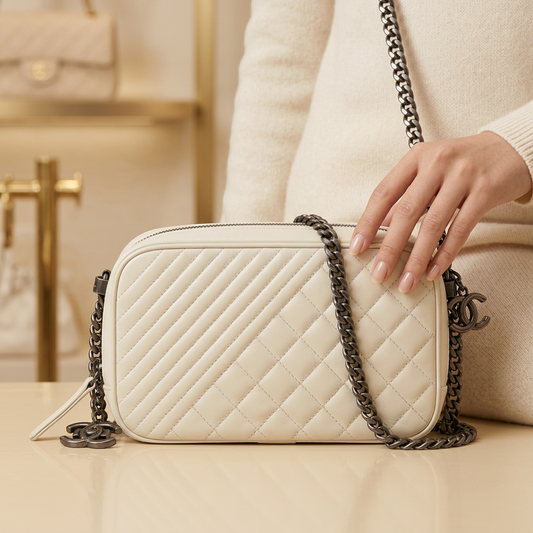 Chanel Boy Camera Bag · Lambskin
