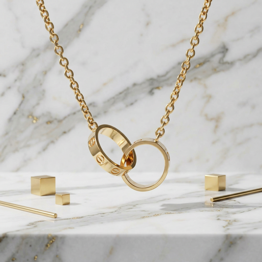Cartier Baby Love Necklace · Rose Gold