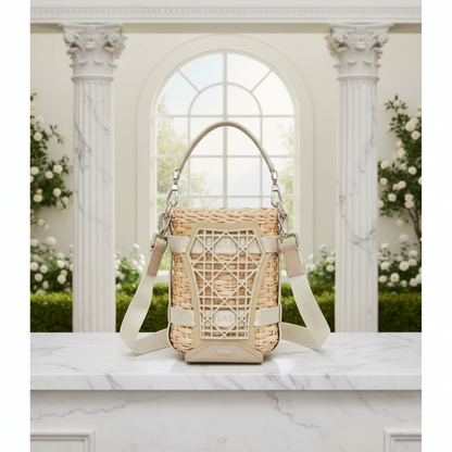 Christian Dior Sahara · Rattan Basket Bag
