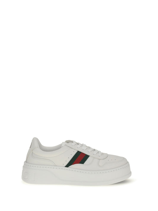 Sneakers Oversized Sole White/Green