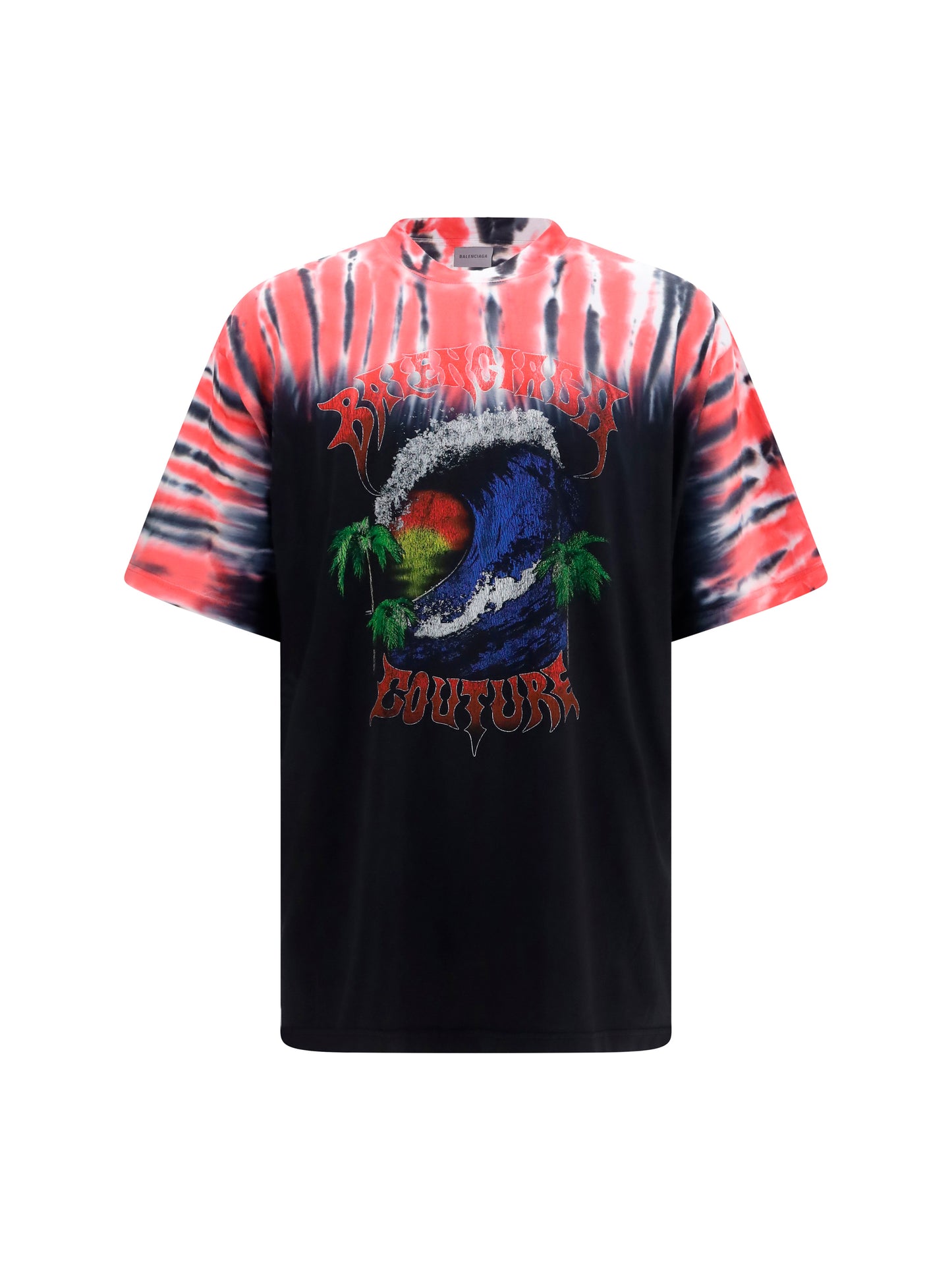 T-Shirt Extreme Tie Dye Black